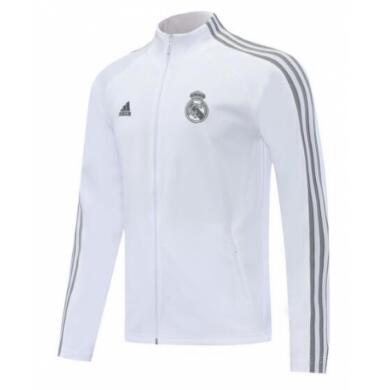 19-20 Real Madrid White Training Jacket
